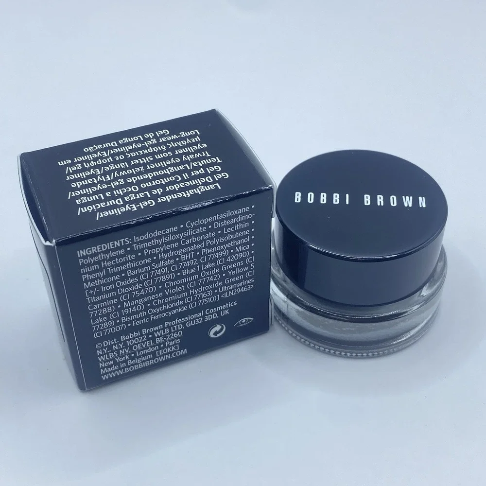 Bobbi Brown Long-Wear Gel Eyeliner Caviar Ink 27 Black Full Size .1oz/3g, NIB